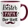 Papa-Tasse mit Spruch Bester Papa der Welt Lustiges Geschenk zum Geburtstag oder Vatertag Maroon