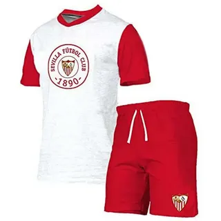 Sevilla Fc Kurzarm-pyjama - Red / White - 2XL
