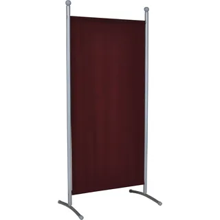 Angerer Stellwand 178 x 82 cm, Sicht- & Sonnenschutz, Raumtrenner, Innen & Outdoor Büro Balkon/Terrasse, Schlafzimmer, Garten, Made in Germany, waschbare Bezüge, Polyacryl Bordeaux