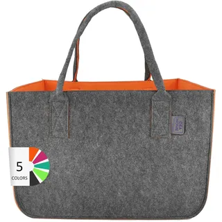 idea home Filztasche Shopper Groß orange
