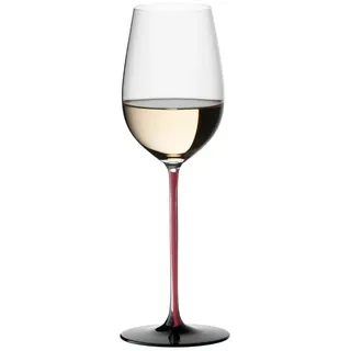 RIEDEL Black Series Collector's Edition Riesling Grand Cru - Rot - Schwarz - Einzelpackung, Weinglas, Kristallglas, Spülmaschinenfest - 4100/15R