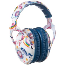 PROTEAR Kinder Ohrenschützer, Gehörschutz Kind Verstellbare Lärmschutz Kopfhörer für Konzert mit SNR 28dB Hörschutz(Blau,Unicorn)