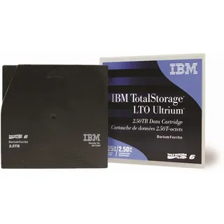 IBM TotalStorage LTO Ultrium 6 2.5 TB / 6.25 Archivierungsdauer 30 Jahre