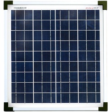 enjoy solar Poly 20W 12V Polykristallines Solarpanel Solarmodul Photovoltaikmodul ideal für Wohnmobil, Gartenhäuse, Boot