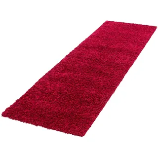 Life Shaggy 1500 Hochflorteppich 80 x 150 cm rot
