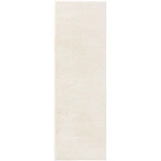 benuta ESSENTIALS Soda Teppichläufer 80 x 240 cm Weiß