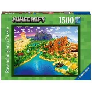 Ravensburger 17189 Erwachsenenpuzzle 1500 Teile World of Minecraft