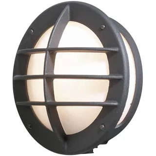 Konstsmide Oden 516-752 Außenwandleuchte Energiesparlampe, LED E27 60W Schwarz