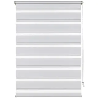 GARDINIA Doppelrollo Easyfix 60 x 150 cm Weiß