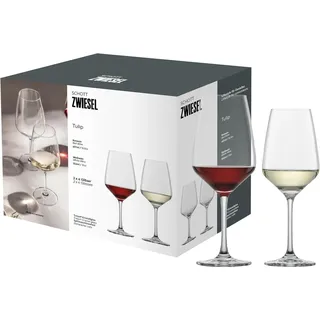 SCHOTT ZWIESEL 124094, Weingläser-Set, Glas, Transparent, klar, Einfarbig, 2 Stück(e) - Transparent