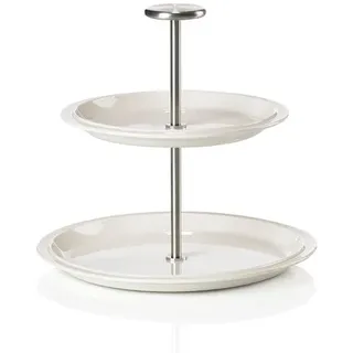 Etagere mit 2 Etagen Eau Zone Denmark weiß, Designer Neu Studio, 21 cm