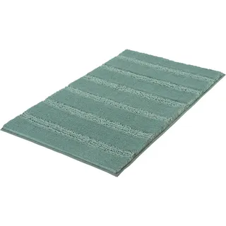 Badematte KLEINE WOLKE "Monrovia, Badvorleger, Badezimmer Teppich" Gr. 4, grün (maledivia), H:23mm, Kunstfaser, Badematten, Badematte, Badteppich, Uni Farben, gestreift, aus Mikrofaser, waschbar