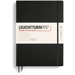 Leuchtturm1917 327366 Notizbuch Master (A4+), 233 Seiten, dotted schwarz