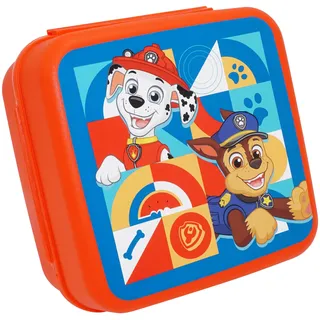 HOVUK Paw Patrol Lunchbox für Kinder, 14 cm, Lebensmittelbehälter mit 3 Fächern, BPA-frei, mikrowellengeeignet, Mahlzeiten-Vorbereitungsbehälter für Kinder und Jungen ab 3 Jahren