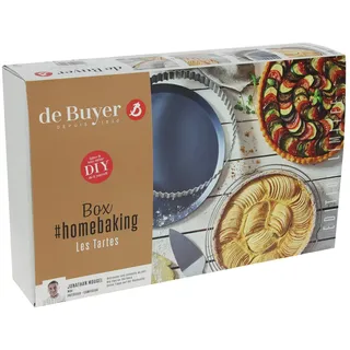 De Buyer Box #HOMEBAKING: Les Tortes | Air-System-Technologie, Mikroperforation für schnelles und gleichmäßiges Kochen für knusprige Ergebnisse