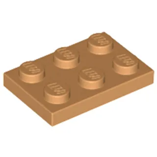 Lego® 2x3 Platten 3021 - 50 Stück Mittleres Nougat