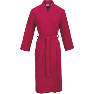 Unisex-Bademantel CARL ROSS "25100" Gr. M, pink, M, Baumwolle, Hausmäntel, Unisex-Bademantel, Waffelpique