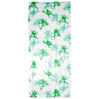Spirella Vorhang Kunststoff Lifestyle-Frosch Grün 180 x 200 1106485, Plastik, Standard, Único