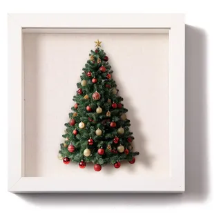 Muzilife 3D Bilderrahmen zum Befüllen mit Echter Glasscheibe, 20x20 cm-Tiefer Holz Rahmen Weiß, Objektrahmen Shadow Box, als Geschenk für Familie Freunde usw. (Weiß, 20x20cm)