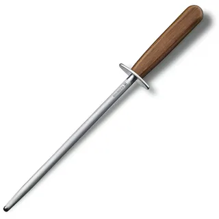 Victorinox Wood Abziehstahl, 23 cm, Mittelfeinzug, Rund, bis zu 65 HRC, Ahornholzgriff