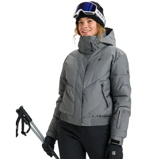 Roxy Snow Shimmer Snowboardjacke Grau/Schwarz XL