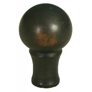 Royal Designs Kleine Ball Lampe Kreuzblume, metall, messing antik-optik, 1 Stück