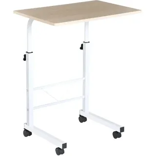 HOMCOM Beistelltisch Höhenverstellbar 60 x 40 x 68-78 cm