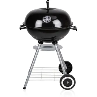 BBQ Collection BBQ Collection Holzkohlegrill - Kugelgrill 45 x 60 Zentimeter - Rundgrill - Grill auf Rädern - Schwarz - Metall