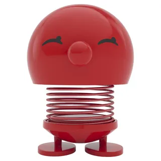 Hoptimist Bimble Wackelfigur & Glücksbringer, Skandinavische Deko Figuren für Wohnzimmer, Schreibtisch, Büro, Bürodeko & Lustige Kleine Geschenke, 7,4 x 8,5 x 9,5 cm, Medium, Rot