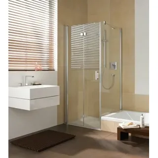 Kermi Seitenwand DIGA TVD 08017, DITVD08017VPK, Farbe: Silber Hochglanz Echtglas klar Clean