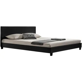 Corium Corium® Polsterbett Albacete / Schwarz / Textil / 180x200 cm / Schlafzimmer, Betten, Polsterbetten