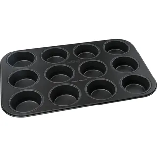 Zenker Muffinform Black Metallic 35 x 26,5 cm