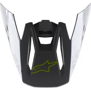 Alpinestars S-M5 Bond, Helmschirm - Silber/Neon-Gelb