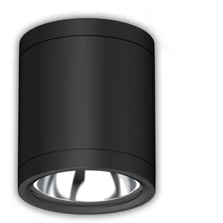 INNOVATE LED Aufbauspot – IP65 Deckenstrahler Color Switch - dimmbare Aussenwandleuchte - Aufbauleuchte Alu - Aussenleuchte LED Aussenlampe Spot aussen – Aufbaustrahler – Deckenspot (schwarz, 10W)