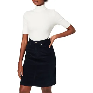 Tommy Hilfiger Damen Straight Cord HW Skirt Rock, Wüstenhimmel, 32