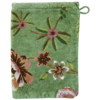 Pip Studio Secret Garden Waschhandschuh Green 16x22cm (1 Stück)