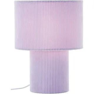 LeGer Home by Lena Gercke Tischleuchte »Kathleen Cordleuchte« E27, 1, Stk., Cordstoff, H: 30 cm, Ø 23 cm, E27, Cord, Stoffleuchte, Tischlampe, lila