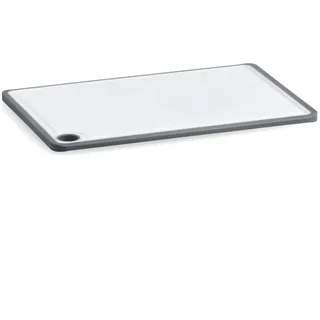 Zeller Schneidebrett-Set Kunststoff 1 30 x 20,5 cm Weiß/Grau