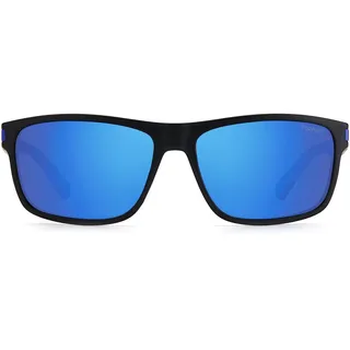 POLAROID Brille PLD 2121/S Größe 58-15 mm Matte Schwarz Blau polarisiert