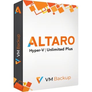 Altaro VM Backup for Hyper-V - Unlimited Plus Edition