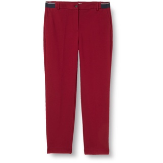 Tommy Hilfiger Damen Punto Milano Hailey Slim Pant WW0WW36217 Gewebte Hosen, Rot (Rouge), 42