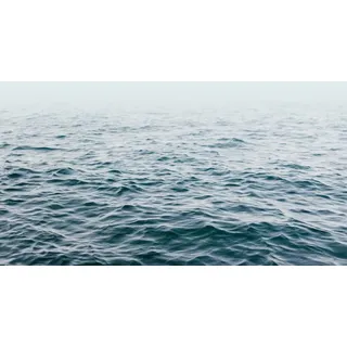 A.S. Création Livingwalls Fototapete Nordsee Wasser Wellen Meer Blau Weiß 382581 The Wall 3,71 x 2,80 m Wohnzimmer Schlafzimmer Büro