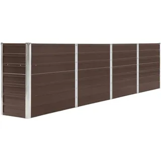 vidaXL Hochbeet 320 x 40 x 77 cm Braun