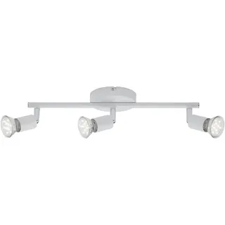 Briloner Leuchten LED Deckenstrahler, Deckenleuchte, Deckenlampe, Spots, Wohnzimmerlampe, Deckenspot, Lampe Kinderzimmer, Deckenbeleuchtung, Deckenlampe Wohnzimmer Schlafzimmer, LED Lampe, schwenkbar 2767-036, weiß, 38.5 x 6.5 x 9.5 cm