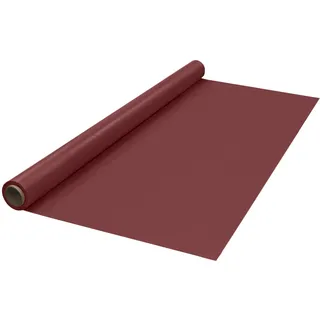Party Essentials Heavy Duty Plastic Banquet Table Roll Available in 27 Colors, 40" x 150', Burgundy