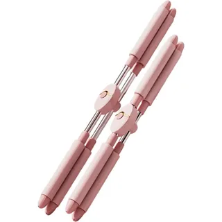 INF Selbsthemmender Rückenstrecker, verstellbares Rückenmassagegerät Rosa - Rosa