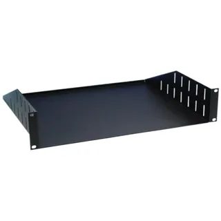 Adam Hall 19" Parts RACK TRAY 02 - Rackwanne | 2 HE; 375 mm Tiefe; 19"