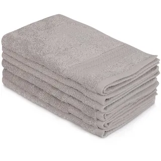 WELL HOME MOBILIARIO & DECORACIÓN Handtuch-Set, 6-teilig, Grau