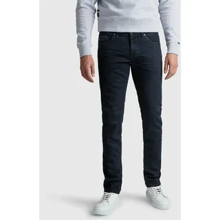 5-Pocket-Jeans PME LEGEND "NAVIGATOR PTR121", Herren, Gr. 34, Länge 32, blau (blau night wash), Denim/Jeans, Obermaterial: 65% Baumwolle, 18% Polyester, 8% Viskose, 7% sonstige Fasern, 2% Elastomultiester, lang, Jeans 5-Pocket-Jeans