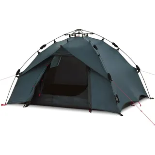 Qeedo Quick Ash 2 Personen mit Quick-Up-System (Schnellaufbau) - Zweimannzelt leicht & wasserdicht, Eingang mit Moskitonetz und kleinem Vordach - Kuppelzelt mit schnellem Auf- & Abbau